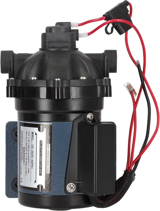 Electric softwash/chemical pump