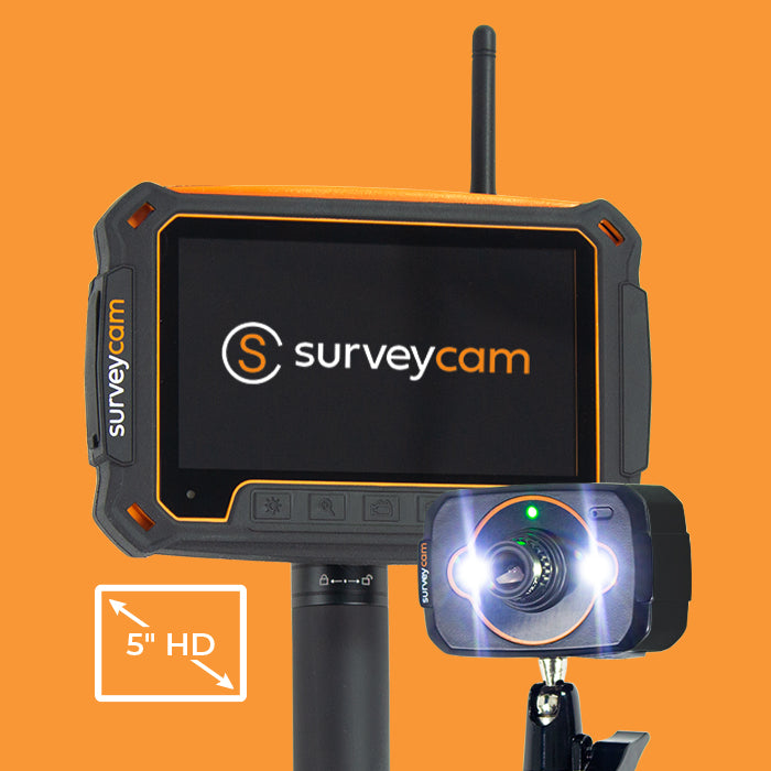 Skyvac - Survey camera + monitor + koffer Compleet Systeem