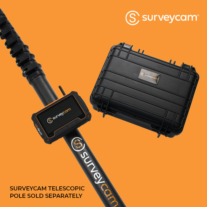 Skyvac - Survey camera + monitor + koffer Compleet Systeem