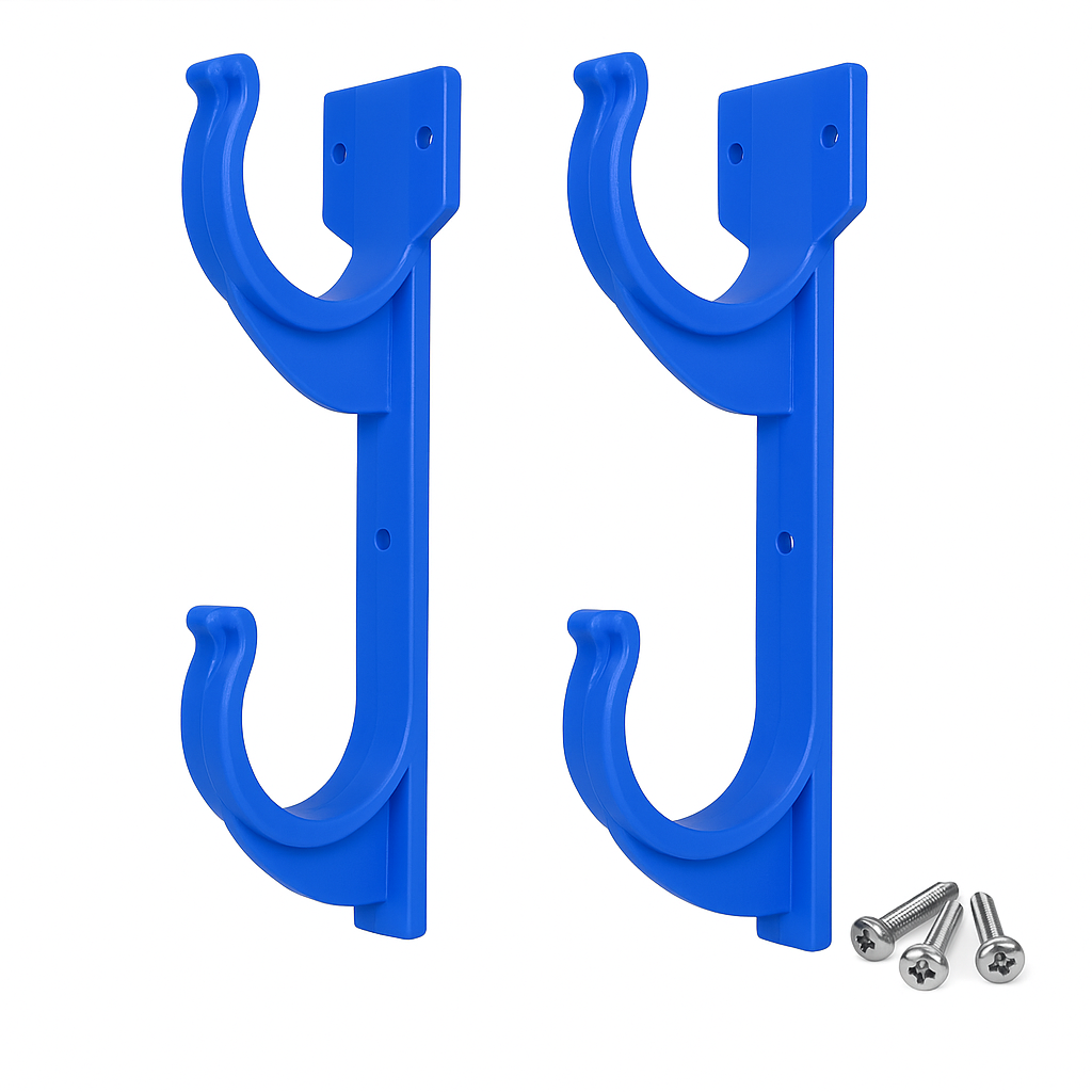 Suspension set for telescopes and brush handles.