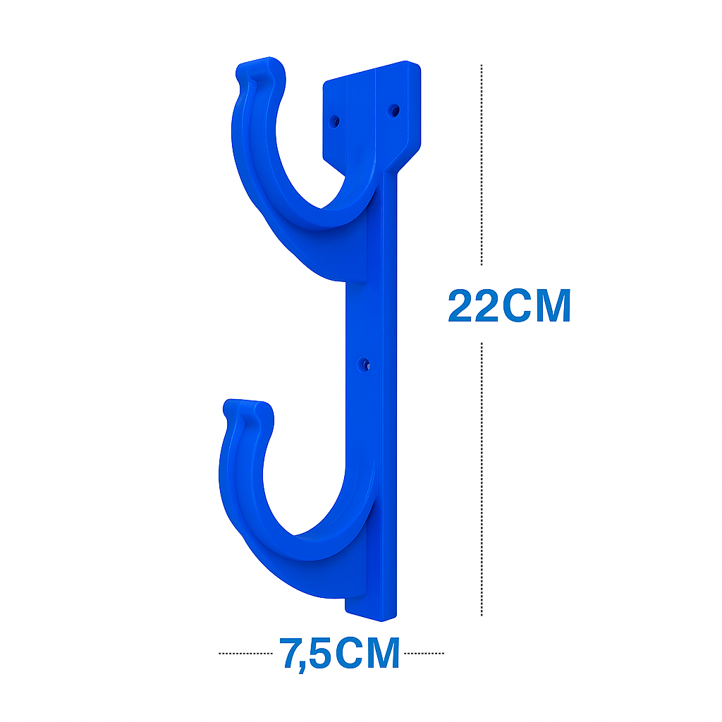 Suspension set for telescopes and brush handles.