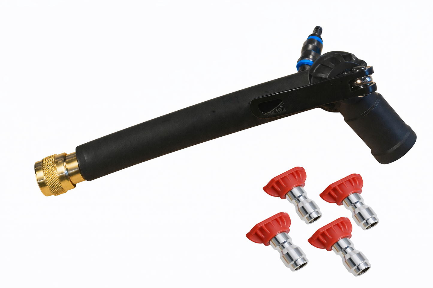 Softwash adapter 14 with quick release.