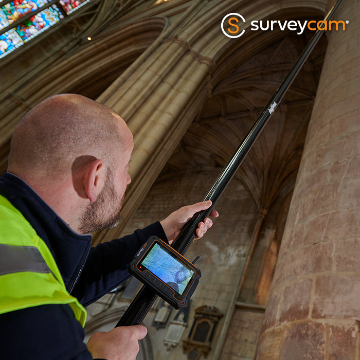 Skyvac - Survey camera + monitor + koffer Compleet Systeem